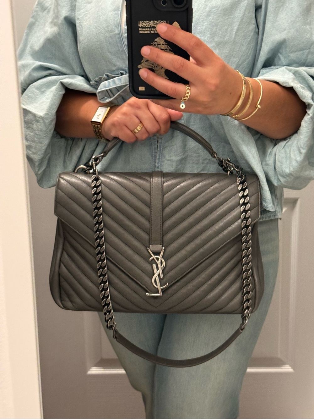 Saint Laurent large college bag